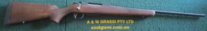TIKKA T3X BLUED/WALNUT HUNTER IN .222 REM..............NEW!!