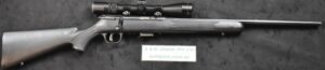 SAVAGE MODEL 93/R17 .17 HMR BLUED/SYNTHETIC + NIKON 3-9X40 SCOPE......USED!