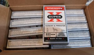 WINCHESTER SUPER X .223 REM JACKETED 55G CATRIDGES, BULK BUY.......NEW!!
