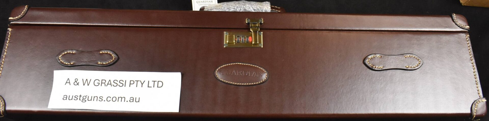 GUARDIAN GENUINE LEATHER SINGLE GUN CASE - Image 2