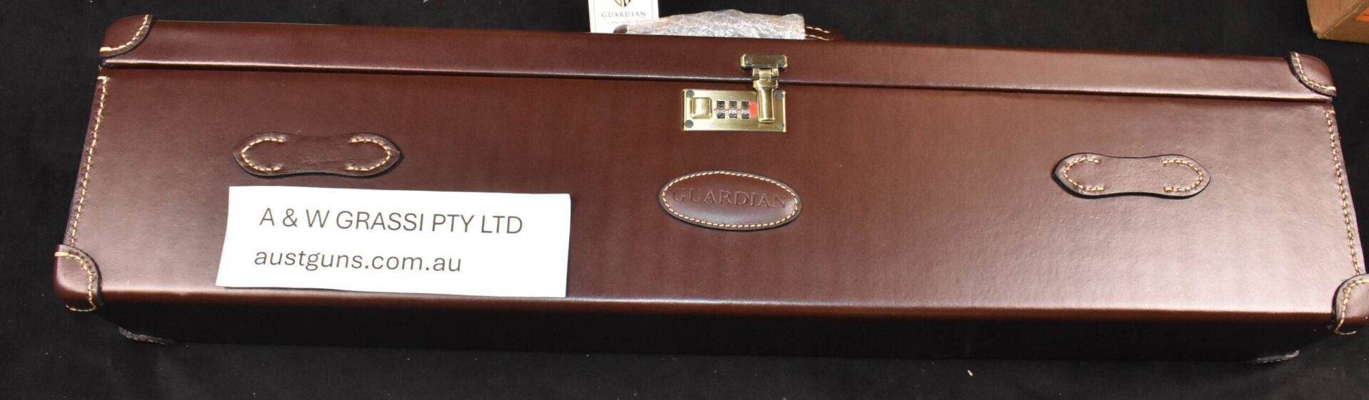 GUARDIAN GENUINE LEATHER SINGLE GUN CASE