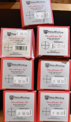 NIKKO STIRLING MOUNT MASTER AO RIFLE SCOPES
