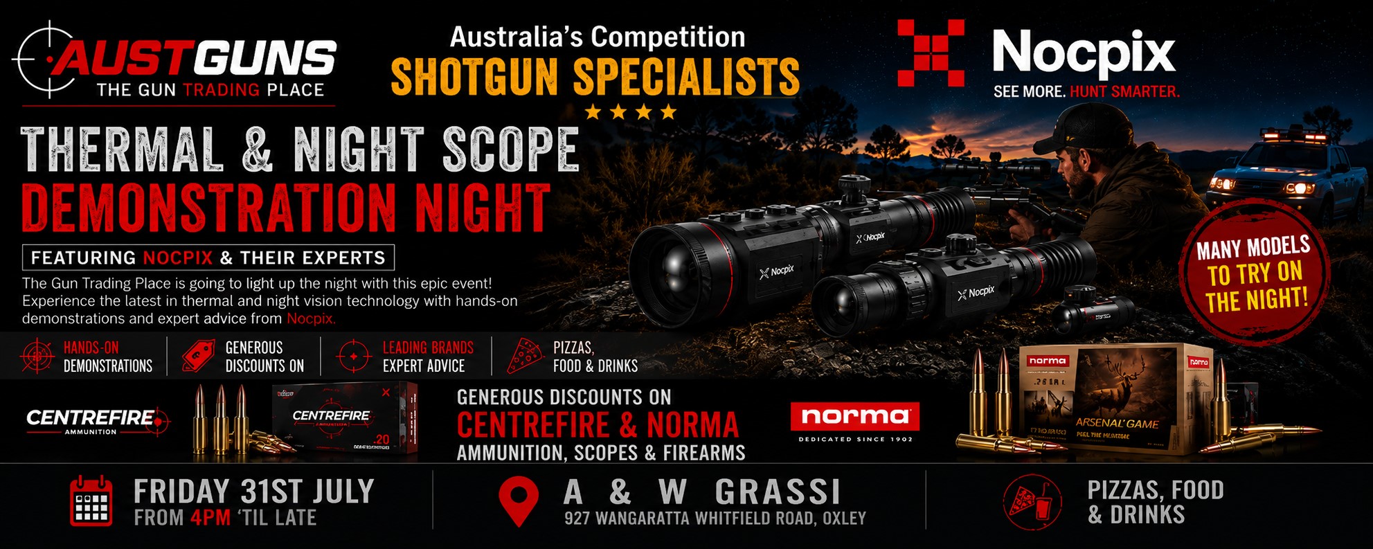 Noxpix and Ammo Promo night 3 Thermal & Night Scope Demonstration Night