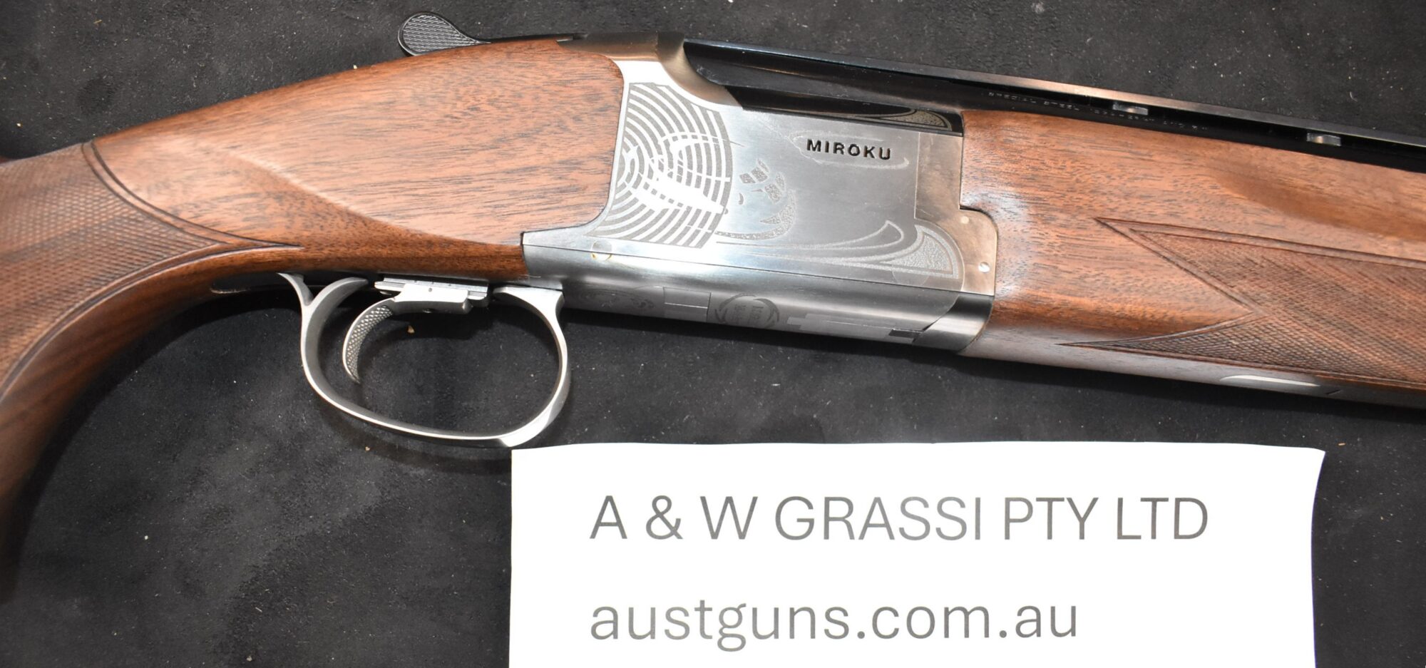 MIROKU MK 10 BLACK 12G U/O L/HAND TRAPGUN........NEW!! - Image 4
